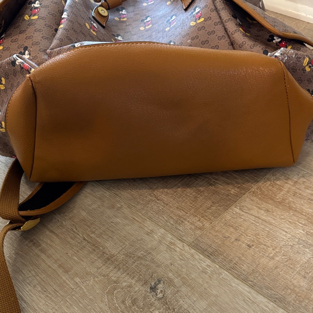Gucci Brown Mickey Mouse Backpack - Picture 12 of 14